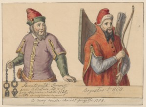 Pomeranian Dukes Swietopelk and Boguslaw, according to the genealogy of the Pomeranian Dukes,