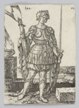Ira, from the series Allegorical Figures, Aldegrever, Heinrich ca. 1502–1555 aut. 1561 author,
