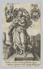Love of One's Neighbor, from the series Virtues and Vices; Heinrich Aldegrever ca. 1502–1555/1561;