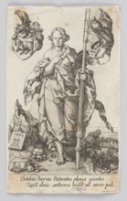 Patience, from the series Virtues and Vices, Heinrich Aldegrever ca. 1502–1555 aut. 1561 graphic
