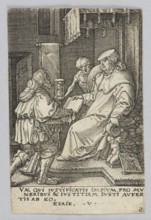 Death and the Cardinal, from the series The Power of Death; Heinrich Aldegrever ca. 1502–1555/1561,