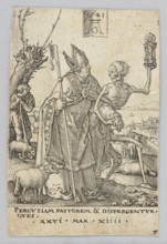 Death and the Bishop, from the series The Power of Death; Heinrich Aldegrever ca. 1502–1555, auth.