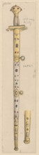 Koncerz, Lesser, Aleksander 1814-1884 author, militaria, craft, weapons, edged weapons, swords,
