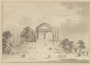 Church in Pulawy, Richter, Joseph 1780-1837 draughtsman/author, Goluchów - residences, churches