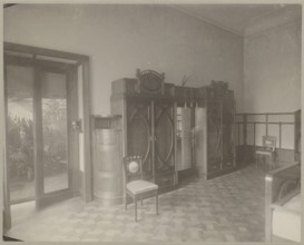 Lódz. Maurycy Poznanski's Palace . Interior of a bedroom, in the Art Nouveau style - view of the