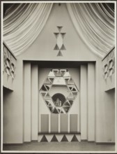 Vestibule designed by Wojciech Jastrzebowski for the Polish exhibition in the Interior Design