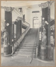 Staircase in the building of the Boguslaw Herse Fashion House at 150 Marszalkowska Street in