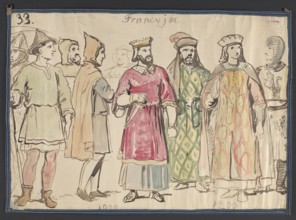 French Costumes from the 11th, 12th and 13th Centuries, Gerson, Wojciech 1831–1901