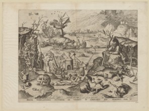 The Temptation of St. Anthony; from the pseudonym Kneeling St. Anthony Leaning on a Rock, Bosch,