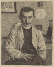 Jasinski en veste bleu, Vallotton, Félix 1865-1925 graphic artist; author, France, graphic print,