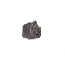 Fragment of a double-sided Drohiczyn seal. On one side, a cross with one arm ending in a triangle
