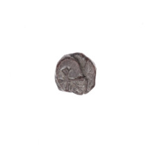 Fragment of a double-sided Drohiczyn seal. On one side, a cross with one arm ending in a triangle