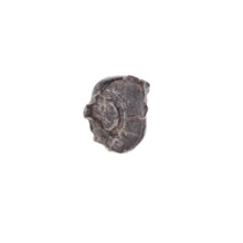 Fragment of a double-sided Drohiczyn seal. On one side a cross with one arm ending in a triangle