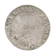 Lithuanian grosz, Sigismund I the Old (king of Poland; 1506–1548). Polish coin, Jagiellon dynasty.