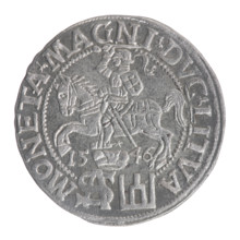 Lithuanian grosz on a Polish foot, Sigismund II Augustus (King of Poland; 1544–1572), Jagiellon