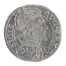 Lithuanian grosz on a Polish foot, Sigismund II Augustus (King of Poland; 1544–1572), Jagiellon