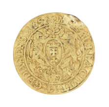Gdansk ducat, Lesse, Daniel (1656-1685); John II Casimir Vasa (King of Poland; reigned 1648–1668).