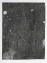 Poznan City Hall; verso: Fragment of a composition; Jablczynski, Feliks (1865–1928), graphic