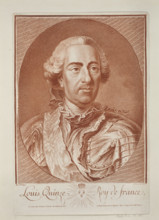 Portrait of King Louis XV; François, Jean-Charles (1717–1769), graphic artist; France; male