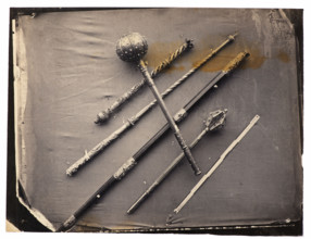 Signs of dignity (staff of the Grand Marshal of the Crown with the numeral of Jan III Sobieski,