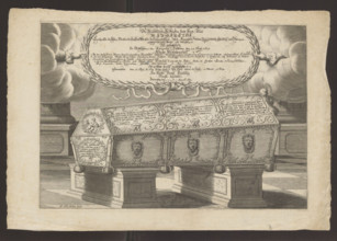 Sarcophagus of Margareta Brahe, Duchess of Hesse-Homburg; Johann Philipp Thelott (1638–1671),