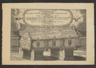 Sarcophagus of Margareta Brahe, Duchess of Hesse-Homburg; Thelott, Johann Philipp (1638–1671),