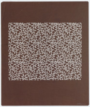Ise katagami dyeing stencil - flowers (hana), Ôsugi, Ishimi (1936- ), author, floral (ornament),