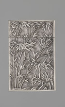 Business card case, goldsmith, Chinese art, Chinese, figurative scenes, Qing (1644–1911), bamboos,