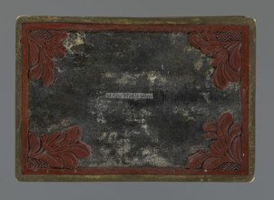 Box with a lid; Chinese art; figurative scenes; landscape motifs; Qing dynasty (1644–1911); pines;