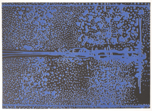 From the series 'Towards the Sky', purple and black; Janusz Przybylski (1937–1998), painter; sky,