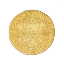 Torun donative — 4 ducats by Hans Dawid Lauer (active 1649–1669), 1659. Gold coin (weight 13.85 g)
