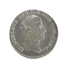 2 gold crown coins, Stanislaw August Poniatowski (King of Poland; 1732–1798), Polish crown coins;