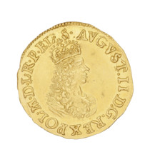 Gdansk ducat, Augustus II the Strong (King of Poland; 1697–1706, 1709–1733), Augustus II the Strong