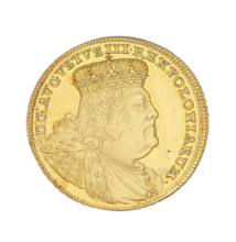 Crown Augustus; maker: Croll, Ernest Dietrich (fl. 1753–1763); subject: Augustus III Sas (King of