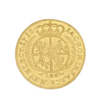 Crown ducat, Johan Georg Goedecke (mintmaster), 1752 (1750–1753), Augustus III the Saxon (King of