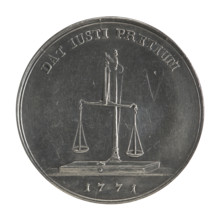 Crown trial thaler, Stanislaw August Poniatowski (King of Poland; 1764–1795), engraved by Johann