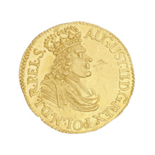 Gdansk ducat, Augustus II the Strong (King of Poland; 1697–1706, 1709–1733), Augustus II the Strong