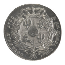 Crown thaler, Sylm, Fryderyk (1765–1767); Stanislaw August Poniatowski (King of Poland; 1732–1798).