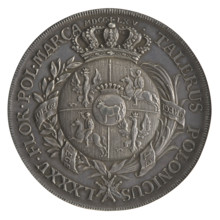 Trial Crown thaler, Stanislaw August Poniatowski (King of Poland; 1764–1795), Mörikofer, Johann