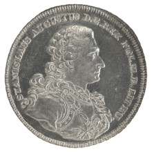 crown thaler, Sylm, Fryderyk (1765–1767), Stanislaw August Poniatowski (king of Poland; 1764–1795).
