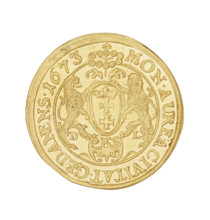 Gdansk ducat, Lesse, Daniel (1656-1685), Michal Korybut Wisniowiecki (King of Poland; 1669–1673),