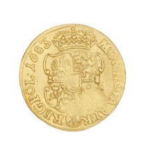 Crown ducat, Jan III Sobieski (King of Poland; 1629–1696), 1683. Obverse: bust in a laurel wreath,