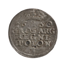 crown groschen, Leszczynski, Boguslaw (fl. 1650-1659), John II Casimir Vasa (King of Poland;