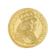 Gdansk ducat, Lesse, Daniel (1656-1685), Michal Korybut Wisniowiecki (King of Poland; 1669–1673),