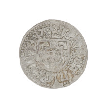 Teutonic szelag, Henryk Reffle von Richtenberg (Grand Master; 1470–1477). Obverse: Teutonic
