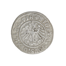 Glogów grosz, Sigismund I the Old (King of Poland; 1506–1548). Coin (weight 1.86 g), 1506, Glogów,