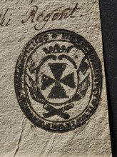 Seal of the Civil-Military Order Commission of the Braclaw Voivodeship and County; seals attached