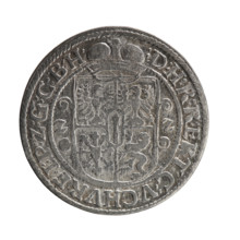 Obv.: Bust facing right in mitre and electoral mantle; right hand holds a sceptre, left rests on a
