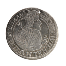 Obv.: Bust facing right in mitre and electoral mantle; right hand holding a sceptre, left resting