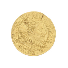 Gdansk ducat, Klüwer, Filip (fl. 1588–1601); portrait of Sigismund III Vasa (King of Poland,